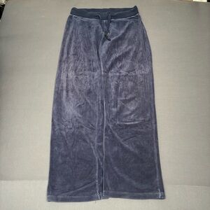 Sarah Johnson Juicy Couture-Like Navy Blue Velour Sweatpants Size 30x29 M